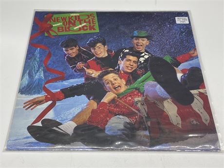 ORIGINAL UK PRESS 1989 NEW KIDS ON THE BLOCK - MERRY MERRY CHRISTMAS - EXCELLENT