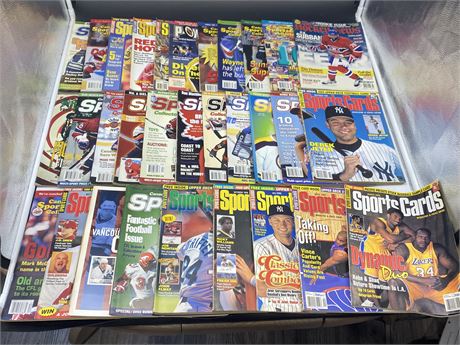 31 MISC SPORT MAGS (Mostly SportsCards mags)