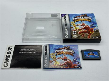 POWER RANGERS DINOTHUNDER - GAMEBOY ADVANCE COMPLETE W/BOX & MANUAL - EXCELLENT