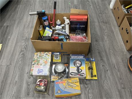 LARGE LOT OF MISC TOOLS & ACCESSORIES