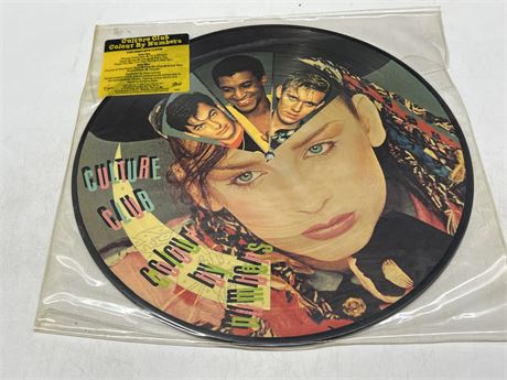 CULTURE CLUB - COLOUR BY NUMBERS PICTURE DISK 1984 PRESS - NEAR MINT (NM)