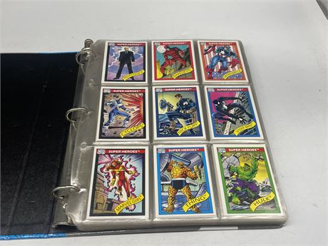 FULL SET 1990 MARVEL SUPER HERO/VILLAINS/ECT 162 CARDS (MINT)