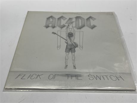 AC/DC - FLICK THE SWITCH - NEAR MINT (NM)