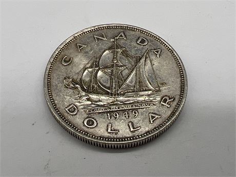 1949 CANADIAN SILVER DOLLAR