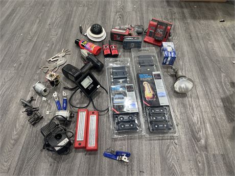 LOT OF MISC TOOLS, COLLECTABLES & ECT
