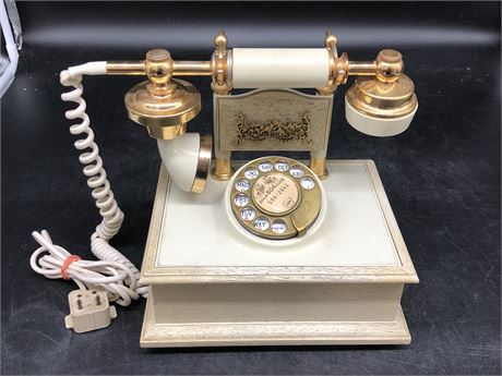 VINTAGE BC TEL FRENCH VICTORIAN ROTARY TELEPHONE