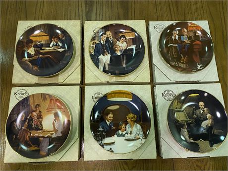 NORMAN ROCKWELL - LIGHT CAMPAIGN (6 plate series)