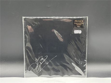 PRINCE SIGNED LP ‘LEGENDARY BLACK ALBUM’ W/ COA