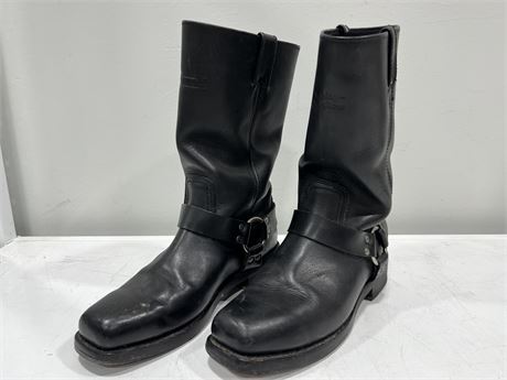 WATERPROOF HARLEY DAVIDSON BOOTS SIZE 10 - GOOD CONDITION