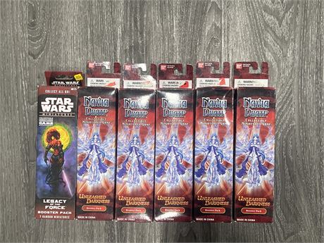6 NEW NAVIA DRATP / STAR WARS COLLECTABLE MINIATURES GAME / BOOSTERS