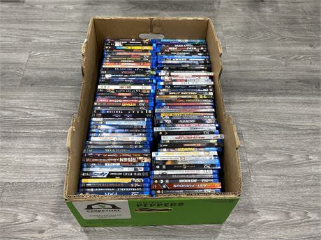 TRAY OF ASSORTED BLU-RAYS