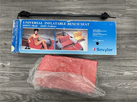 SEVYLOR INFLATABLE BENCH FOR RAFT - ONLY THE RED ONE - YELLOW IS NOT INCLUDED