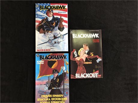 3 BLACKHAWK COMICS