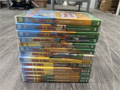 KING OF THE HILL SEASONS 1-13 - ALL SEALED EXCEPT SEASON 13