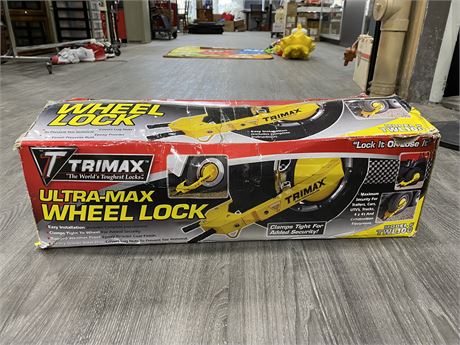 NEW OPEN BOX TRIMAX ULTRA-MAX WHEEL LOCK