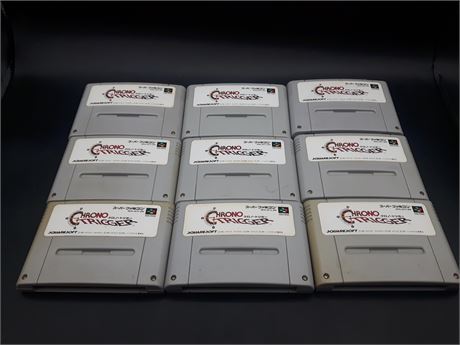 COLLECTION OF CHRONO TRIGGER GAMES - VERY GOOD CONDITION - SUPER FAMICOM