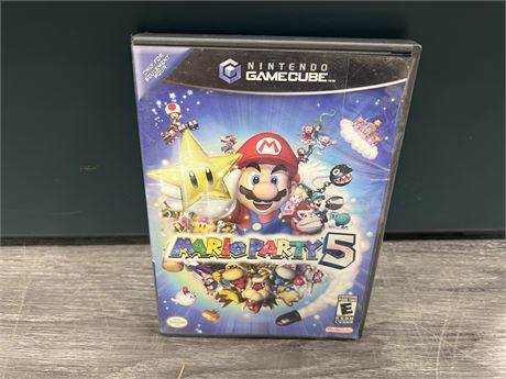 MARIO PARTY 5 - GAMECUBE - GOOD CONDITION W/ INSTRUCTIONS