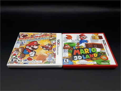 PAPER MARIO - MARIO 3D LAND - 3DS