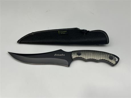 COLUMBIA KNIFE W/ SHEATH 6” BLADE - 10.5” OVERALL