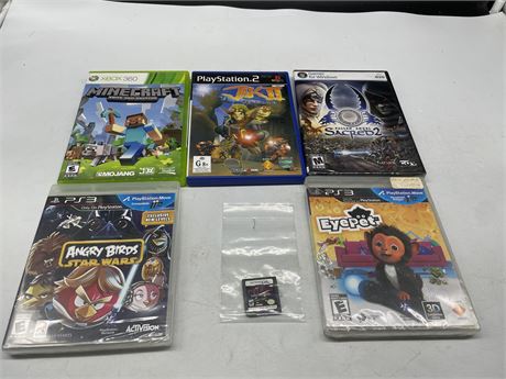 VIDEO GAME LOT SOME SEALED