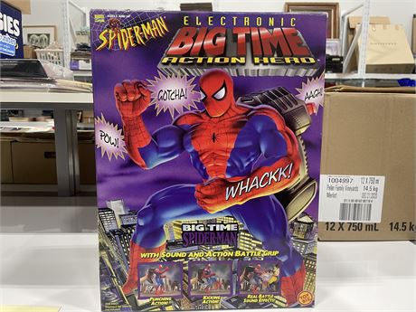 ELECTRONIC BIG TIME SPIDER-MAN NEW IN BOX