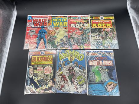 7 ASSORTED DC COMICS