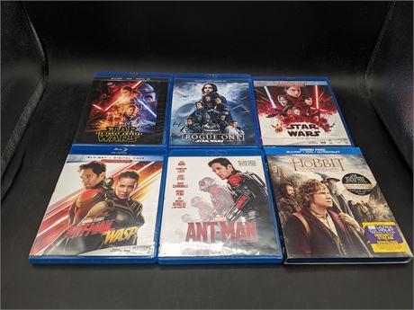 COLLECTION OF BLU-RAY ACTION MOVIES - EXCELLENT CONDITION