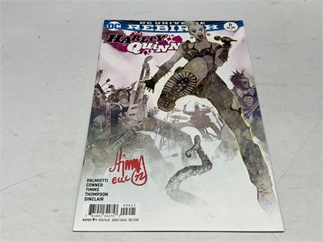 HARLEY QUINN #6 SIGNED BY JOHN TIMMS
