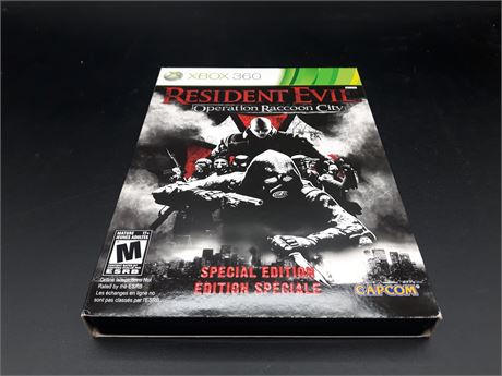 RESIDENT EVIL SPECIAL EDITION (STEELBOOK) - VERY GOOD CONDITION - XBOX 360