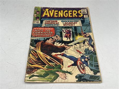 THE AVENGERS #18 - SPINE HAS BEEN TAPED