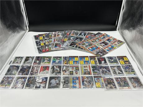 140+ MLB CARDS INCLUDING MANY ROOKIES