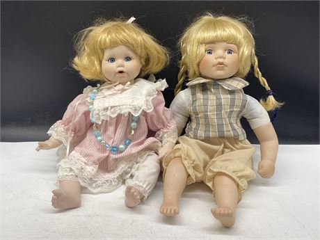2 VINTAGE COLLECTABLE DOLLS