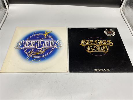 2 BEE GEES RECORDS - EXCELLENT (E)