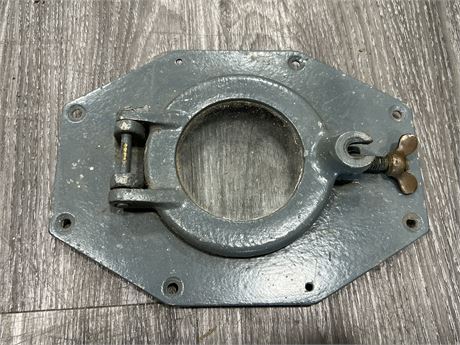 PAINTED BRASS PORTHOLE (10” wide)