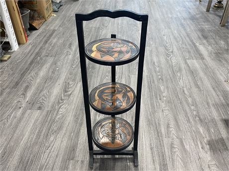 3 TIER FISH DESIGN STAND (31” tall)