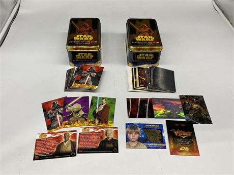 2 BOXES OF TOPPS STAR WARS ROTS CARDS
