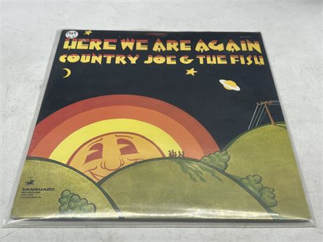 SEALED 1969 - HERE WE ARE AGAIN - COUNTRY JOE & THE FISH