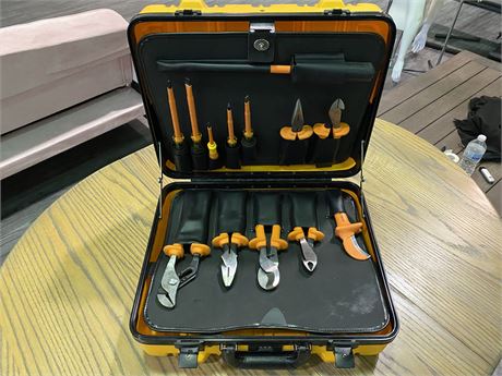 (NEW) KLEIN TOOLS 1000V INSULATED UTILITY TOOL KIT - RETAILS APROX $1000CAD