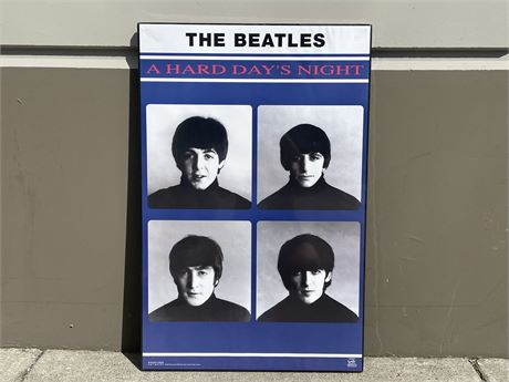 THE BEATLES “A HARD DAYS NIGHT” PICTURE 33”x25”