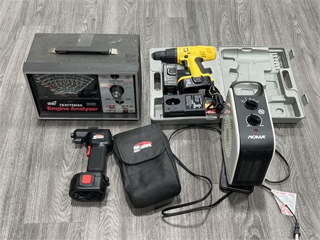 LOT OF MISC TOOLS, ETC - UNTESTED