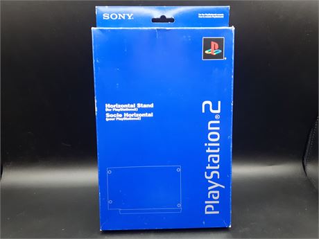 PLAYSTATION 2 HORIZONTAL STAND - CIB - EXCELLENT CONDITION