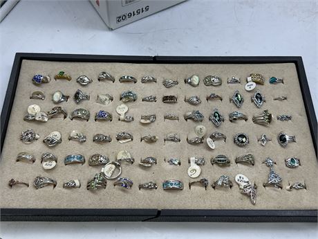 TRAY OF RINGS