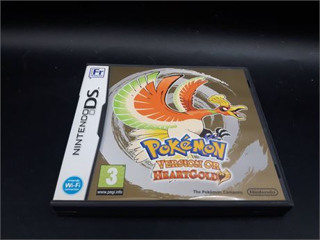 POKEMON HEART GOLD - FRENCH EDITION - EXCELLENT CONDITION - DS