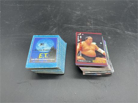 ET / SUMO WRESTLING TRADING CARDS