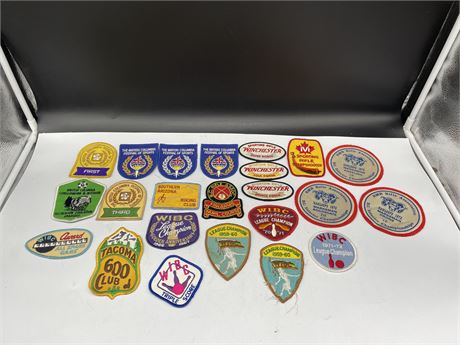 VINTAGE PATCHES - BOWLING / SHOOTING - OTHERS
