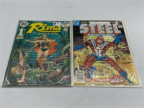 2 DC COMICS / 1ST ISSUE & 1ST APPEARANCE