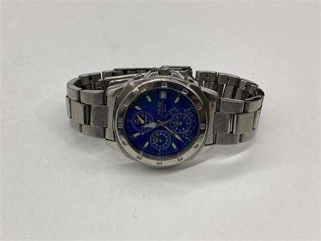 SEIKO WATER RESISTANT 50M WATCH - WORKS