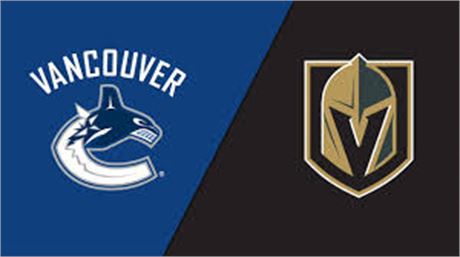 2 TICKETS VANCOUVER CANUCKS VS VEGAS GOLDEN KNIGHTS (TUES. MARCH 21ST @ 7:00PM)