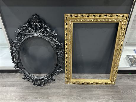 2 SYROCCO STYLE VINTAGE RETRO FRAMES - 33”x22”