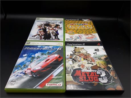 COLLECTION OF JAPANESE / EURO GAMES - VERY GOOD CONDITION